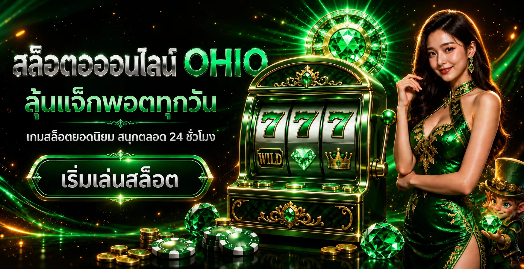 ภาพแนะนำสล็อตออนไลน์บน OHIO